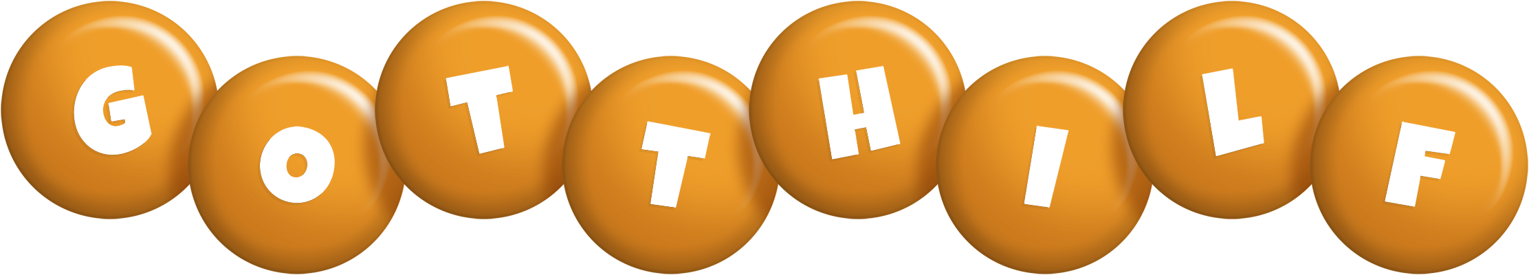 Gotthilf candy-orange logo