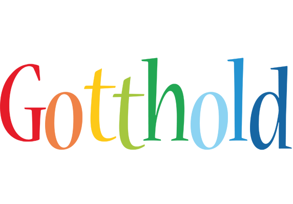 Gotthold birthday logo
