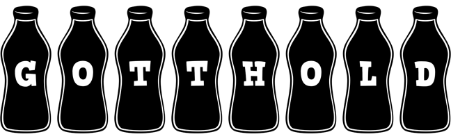 Gotthold bottle logo