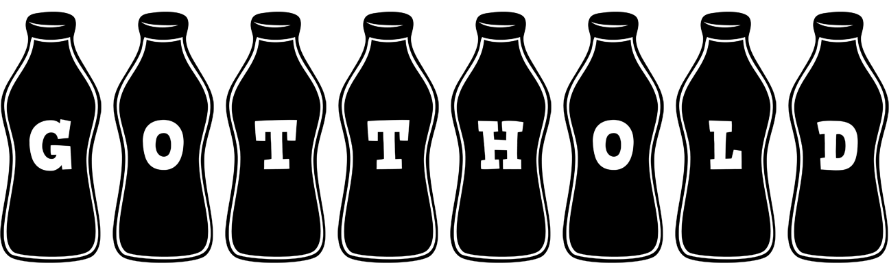 Gotthold bottle logo