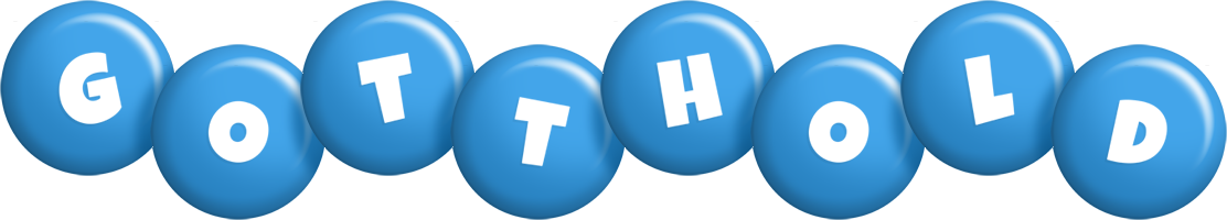 Gotthold candy-blue logo