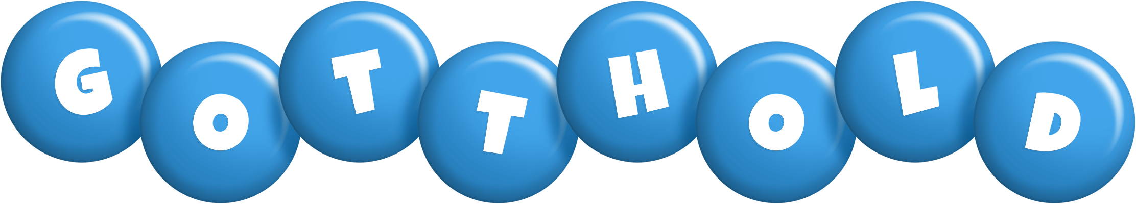 Gotthold candy-blue logo