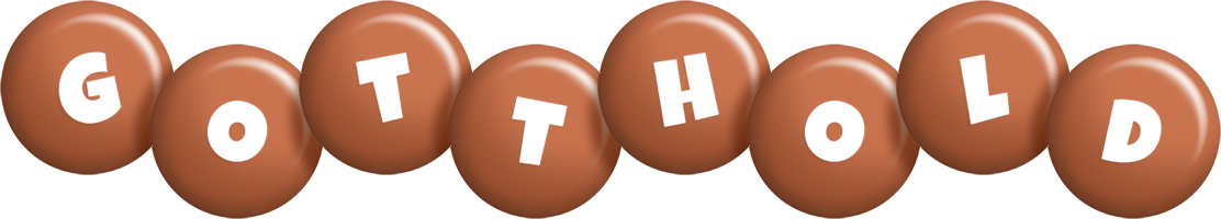 Gotthold candy-brown logo