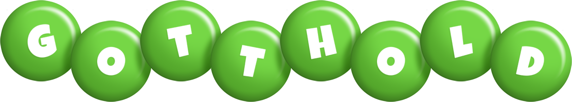 Gotthold candy-green logo
