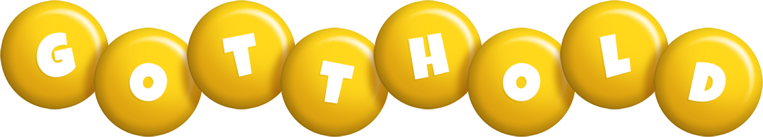 Gotthold candy-yellow logo