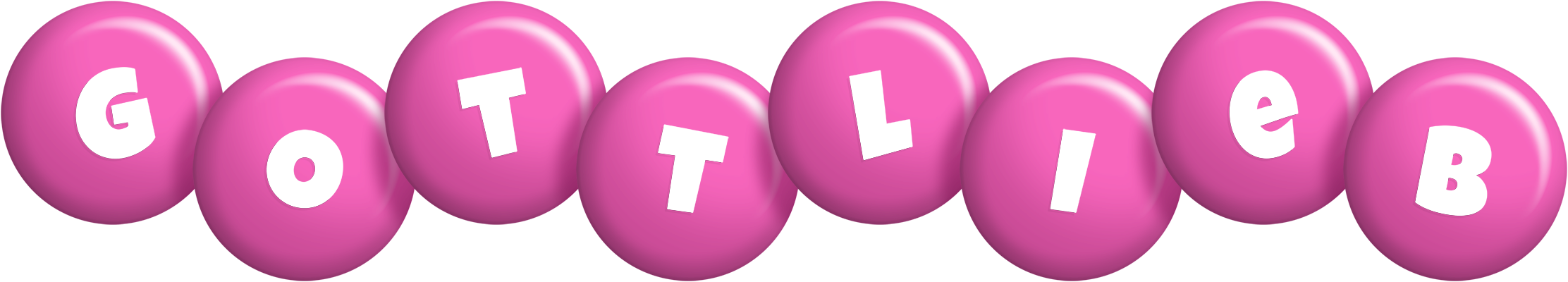 Gottlieb candy-pink logo