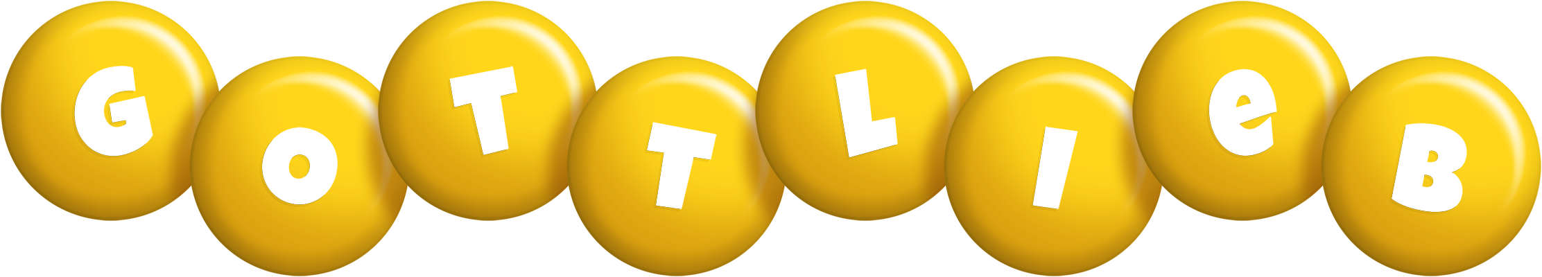 Gottlieb candy-yellow logo