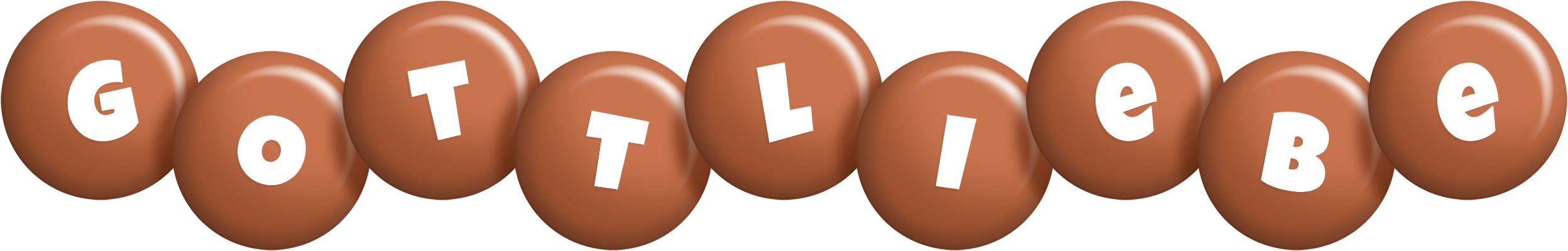 Gottliebe candy-brown logo