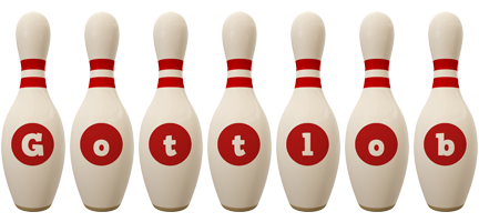 Gottlob bowling-pin logo