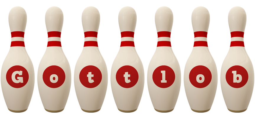 Gottlob bowling-pin logo