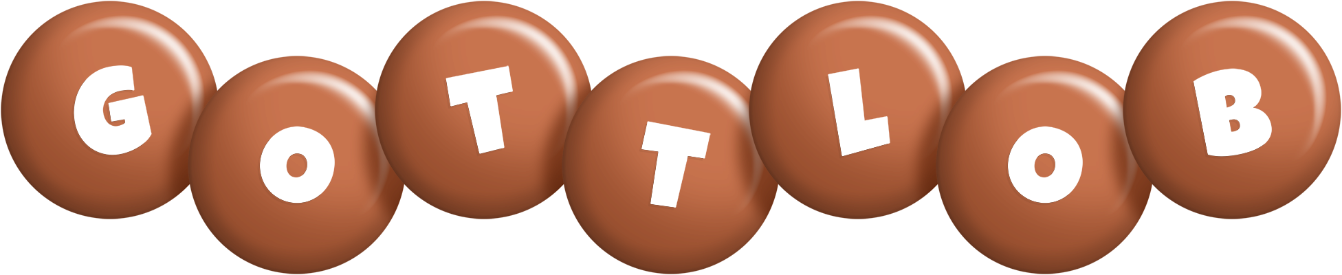 Gottlob candy-brown logo