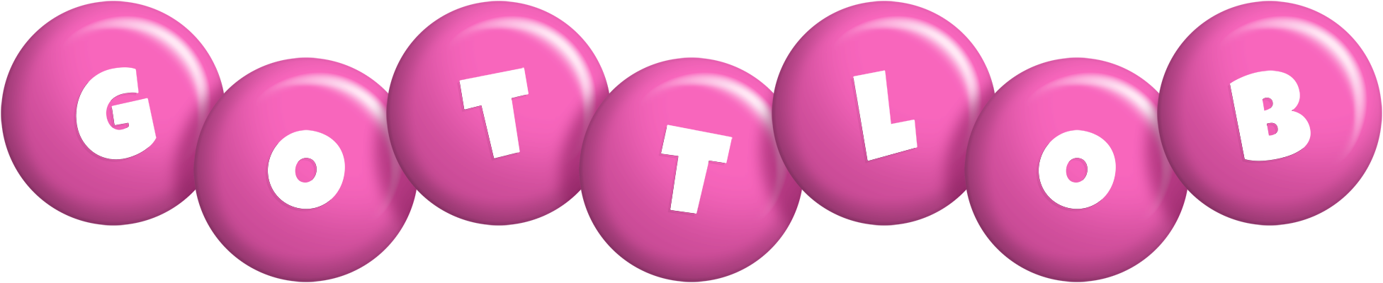 Gottlob candy-pink logo