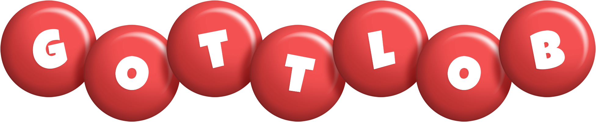 Gottlob candy-red logo