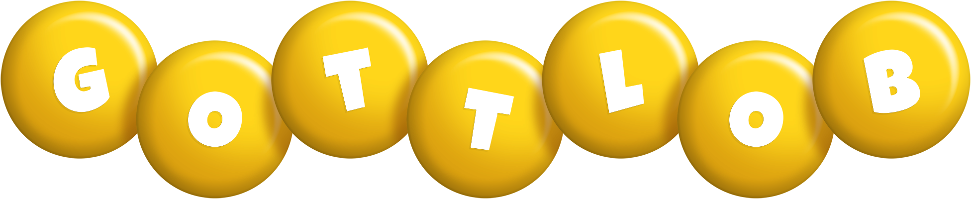 Gottlob candy-yellow logo