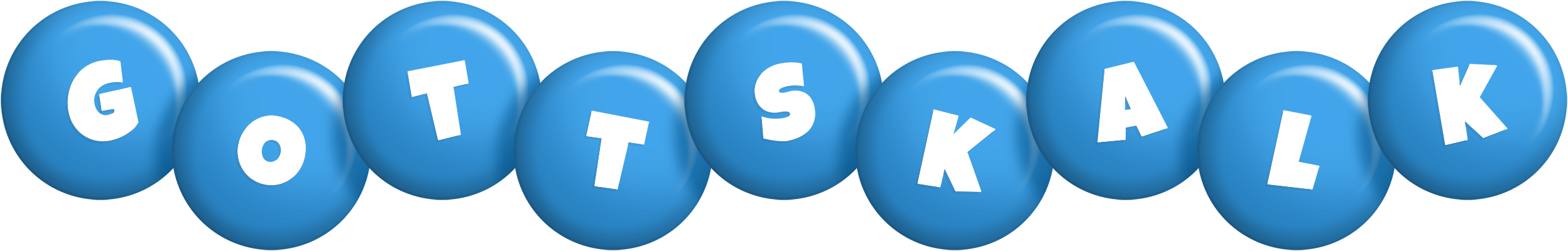 Gottskalk candy-blue logo