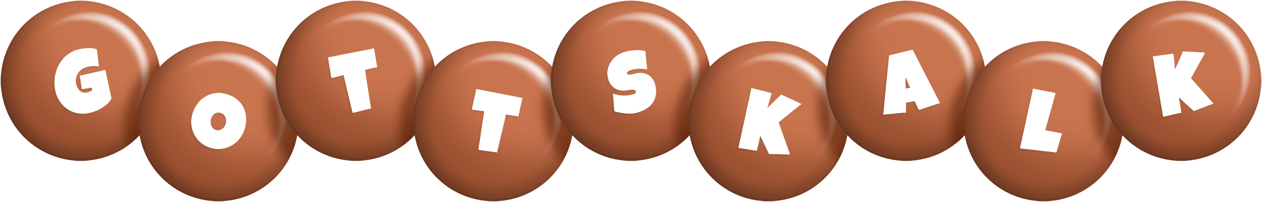 Gottskalk candy-brown logo