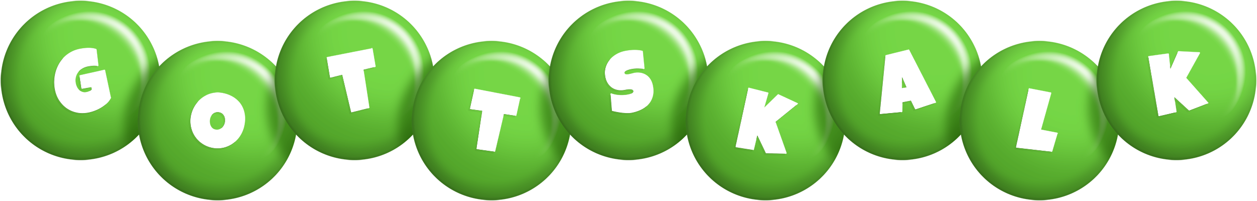 Gottskalk candy-green logo