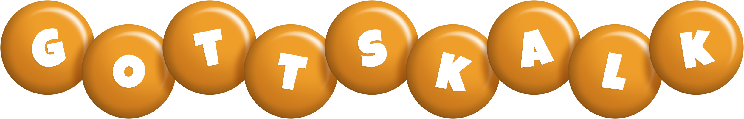 Gottskalk candy-orange logo