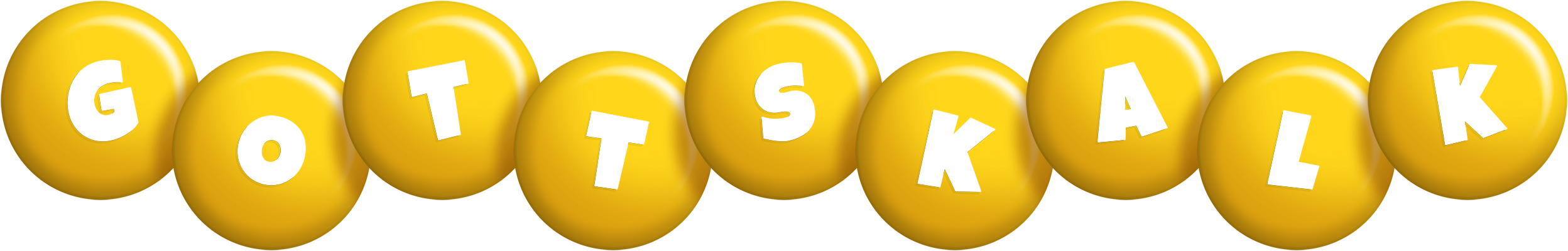 Gottskalk candy-yellow logo