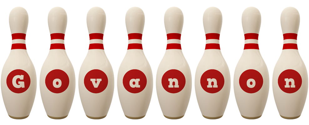 Govannon bowling-pin logo