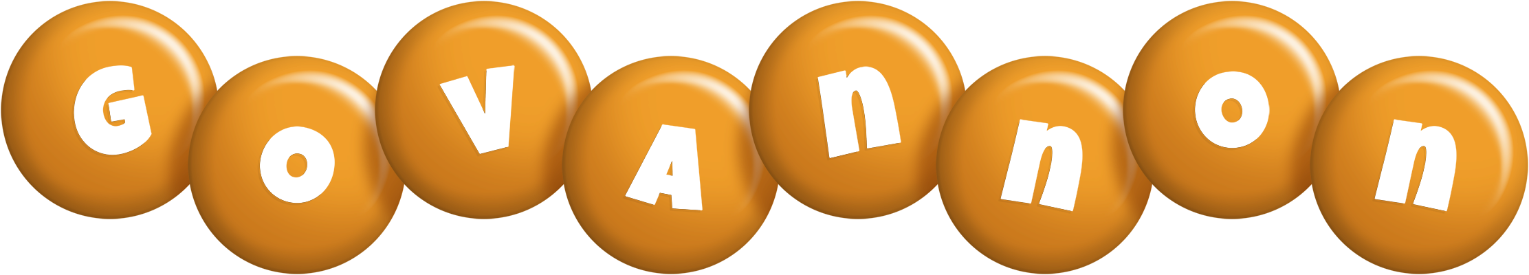 Govannon candy-orange logo