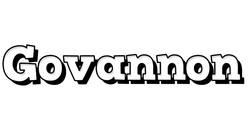 Govannon snowing logo