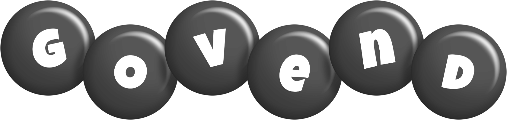 Govend candy-black logo