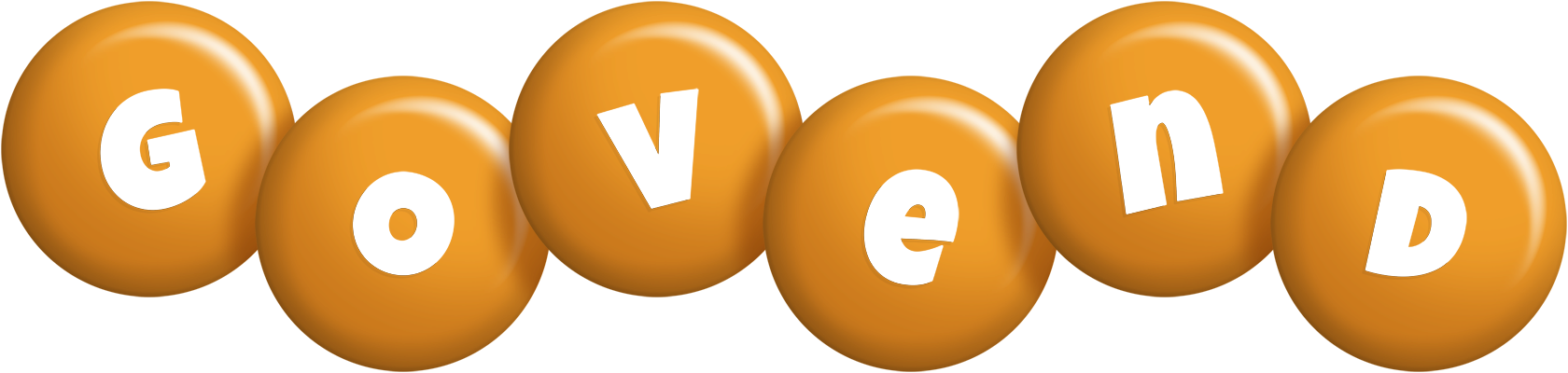 Govend candy-orange logo