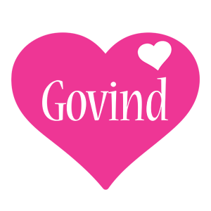 Govind love-heart logo