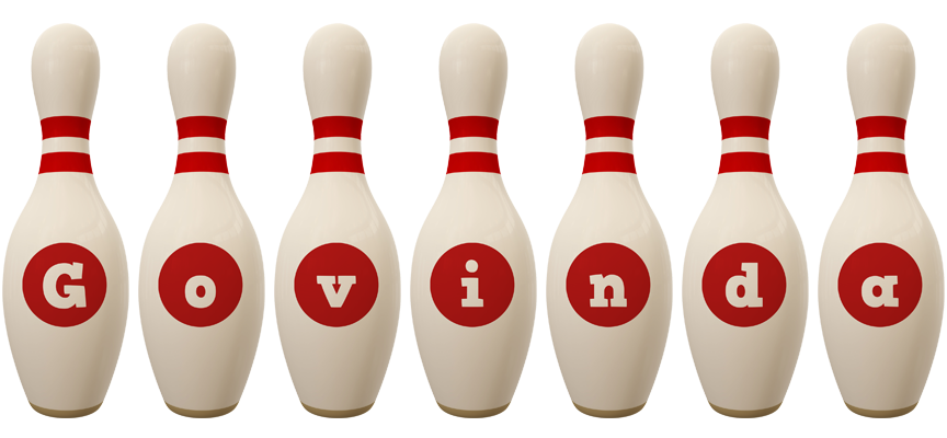 Govinda bowling-pin logo