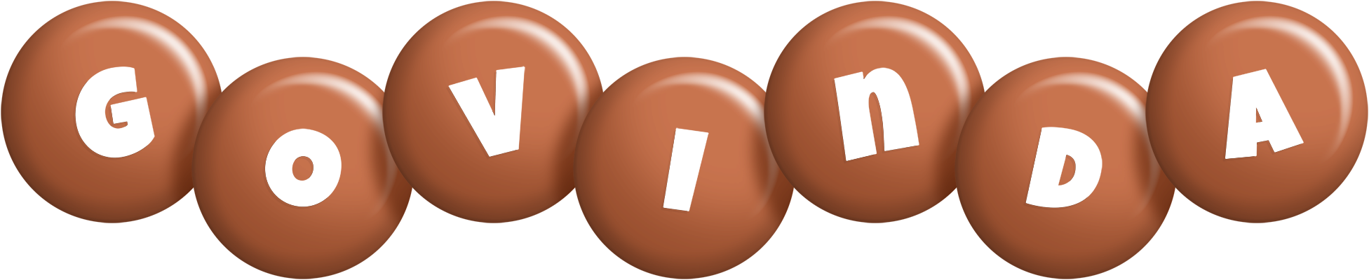 Govinda candy-brown logo
