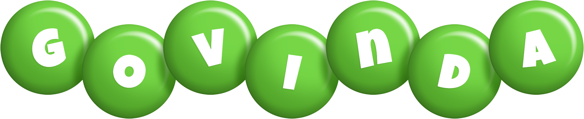 Govinda candy-green logo