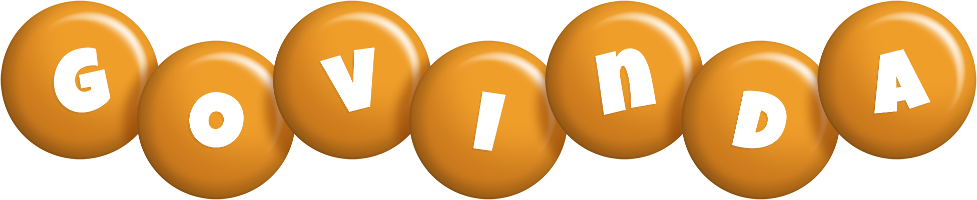 Govinda candy-orange logo