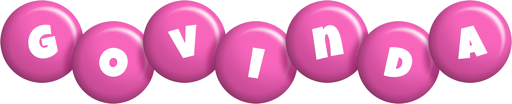 Govinda candy-pink logo