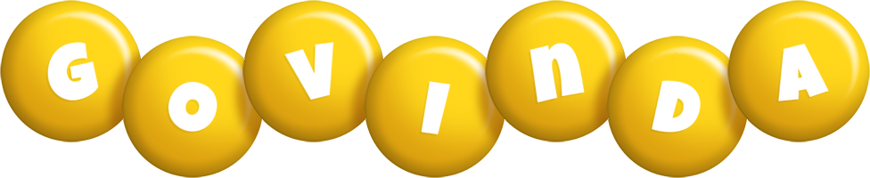 Govinda candy-yellow logo