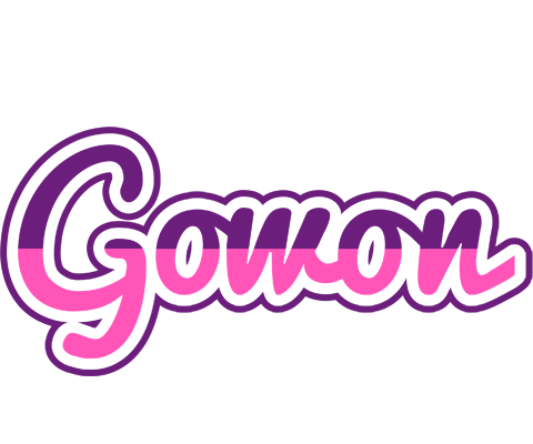 Gowon cheerful logo