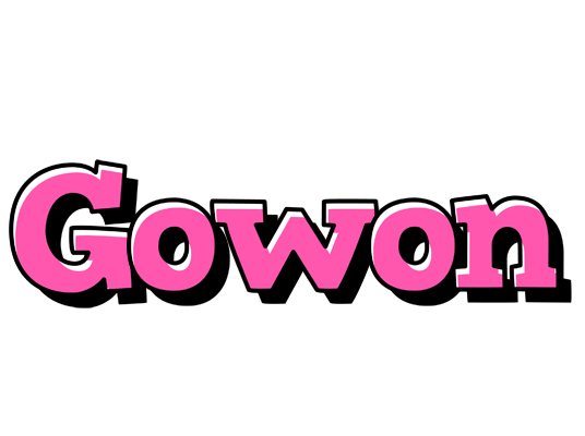 Gowon girlish logo