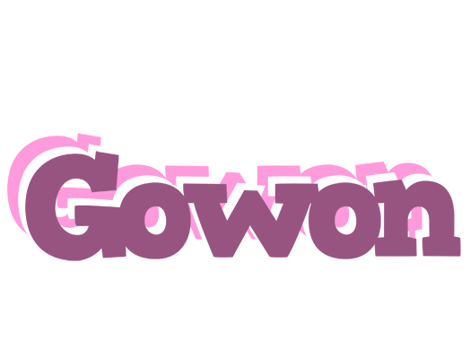 Gowon relaxing logo