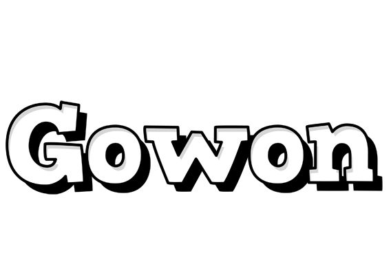 Gowon snowing logo