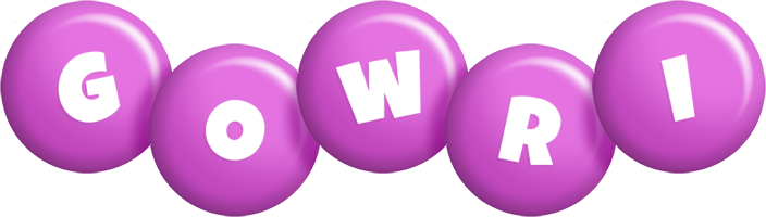 Gowri candy-purple logo