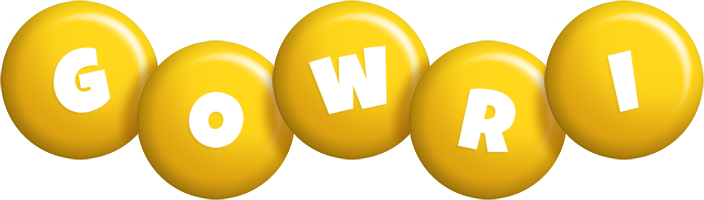 Gowri candy-yellow logo