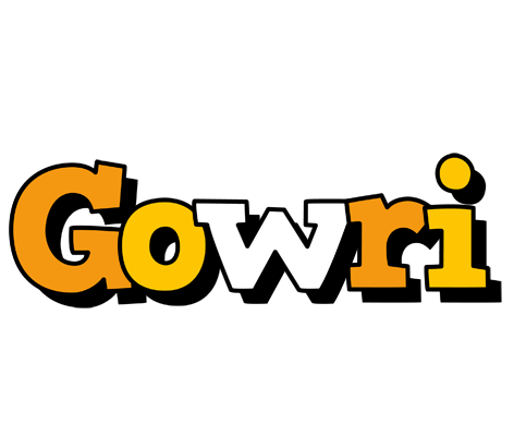 Gowri cartoon logo