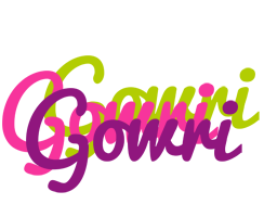 Gowri flowers logo
