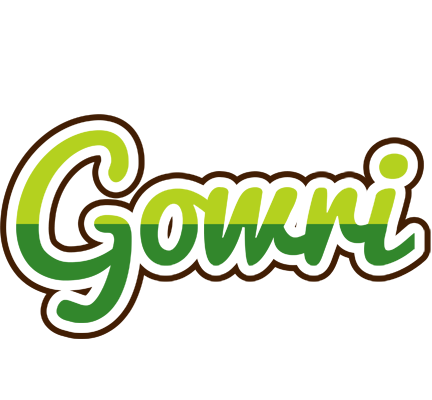 Gowri golfing logo