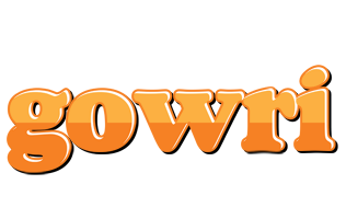 Gowri orange logo