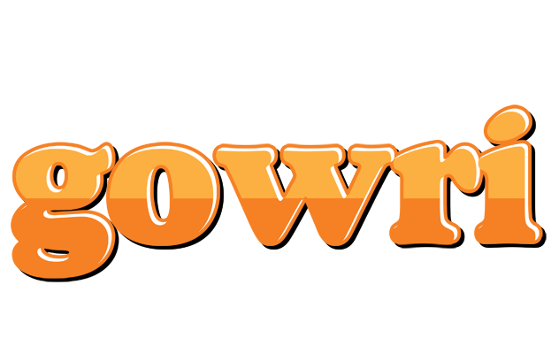 Gowri orange logo