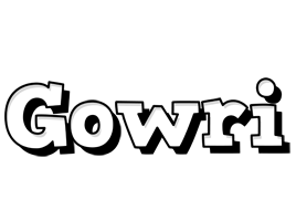 Gowri snowing logo