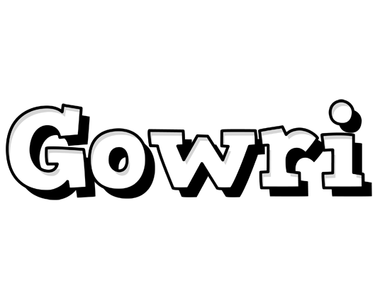Gowri snowing logo