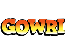 Gowri sunset logo
