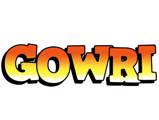 Gowri sunset logo